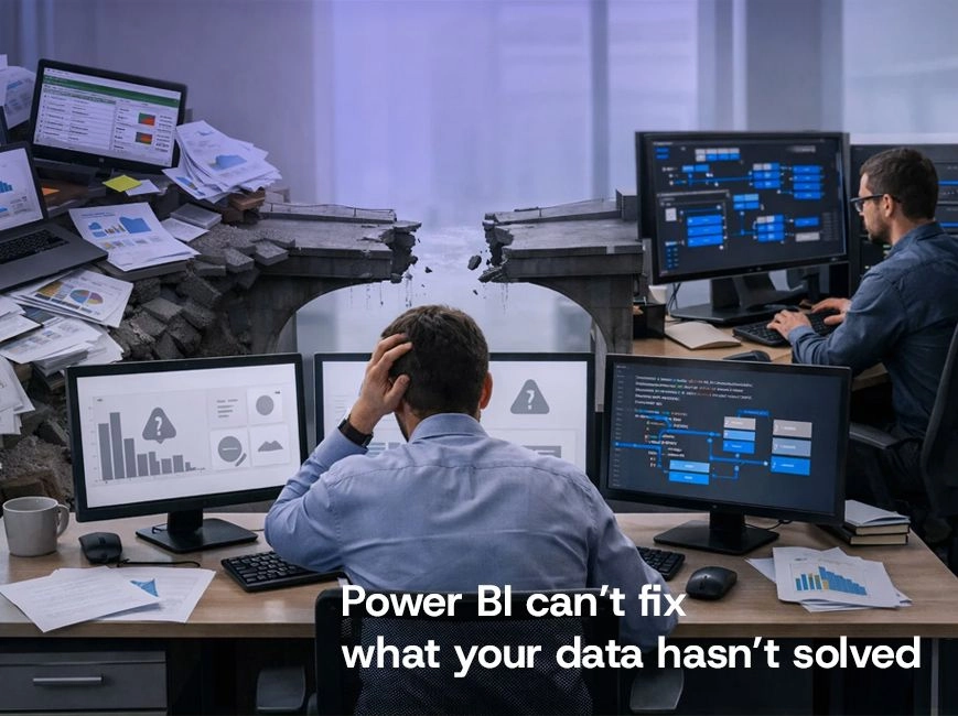 Power BI dashboard issues caused by missing data engineering foundation