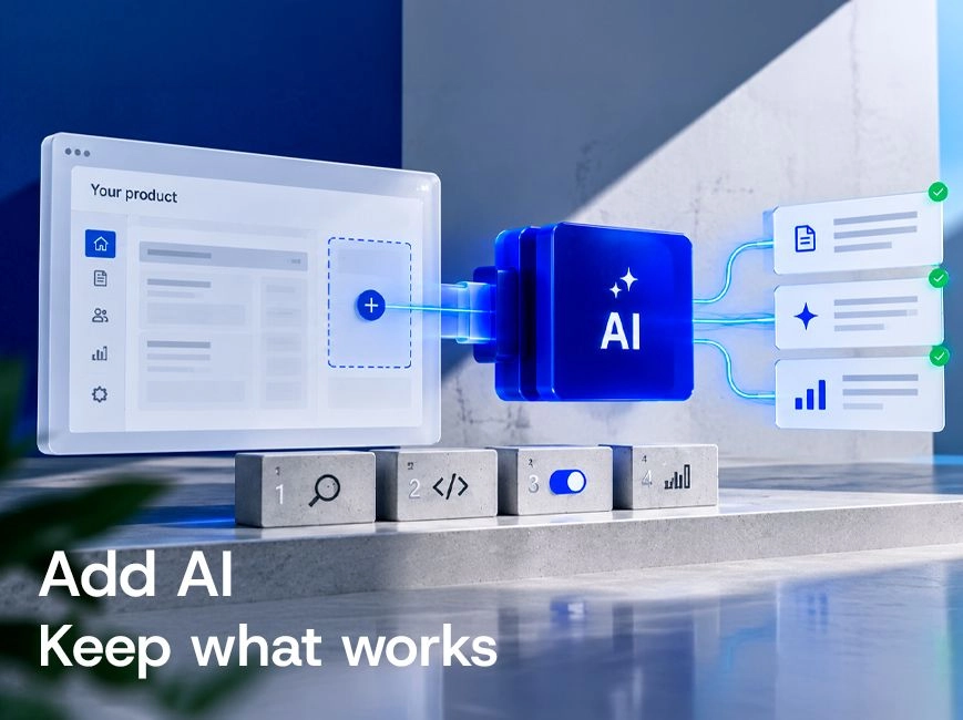 Adding an AI feature to a live product without a rewrite