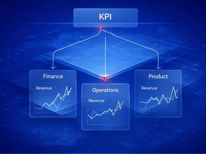 When Different Teams Trust Different Numbers