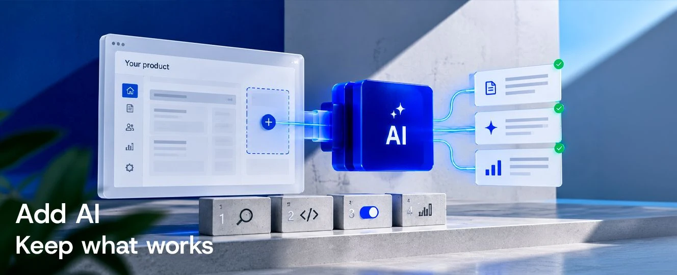 Adding an AI feature to a live product without a rewrite